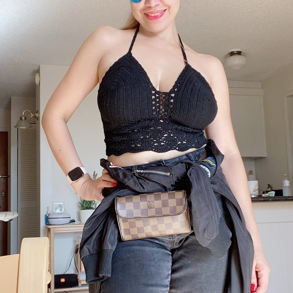 Crochet crop top